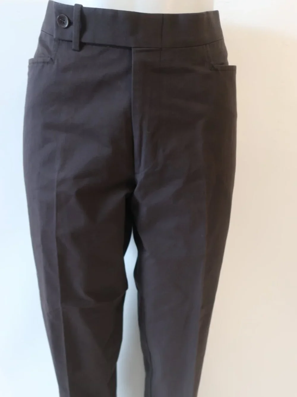 Gucci Men's Dark Brown Tailored Dress Pants